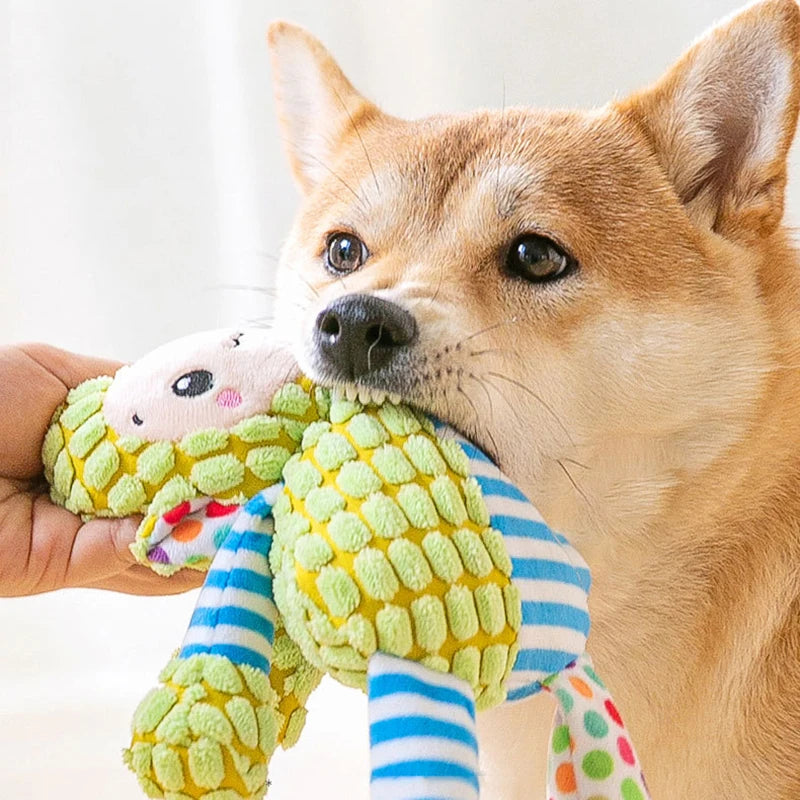 Pet Plush Fox dog and elephant, Cute dog toy