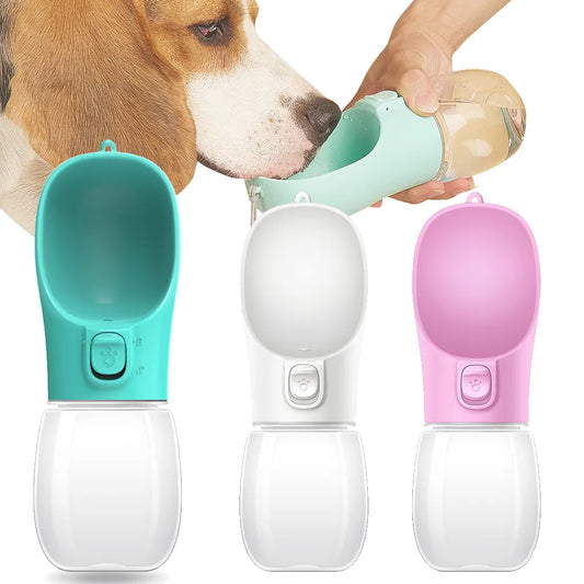 Portable Dog Water Bottle Leakproof Walking Drinking Bowls