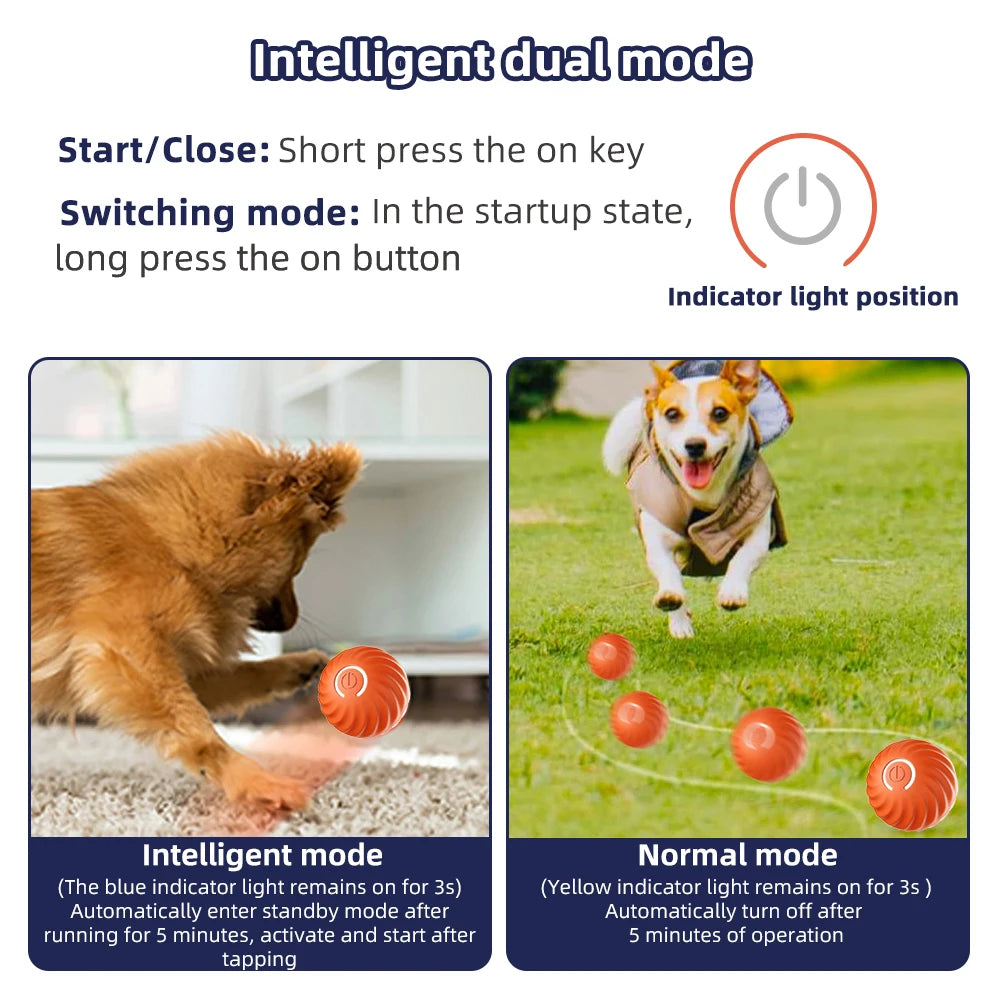 Smart Dog Ball Electronic Interactive Moving Bouncing Ball