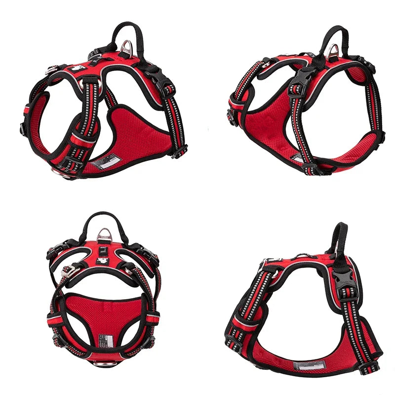 Truelove Pet Reflective Nylon Dog Harness No Pull Adjustable