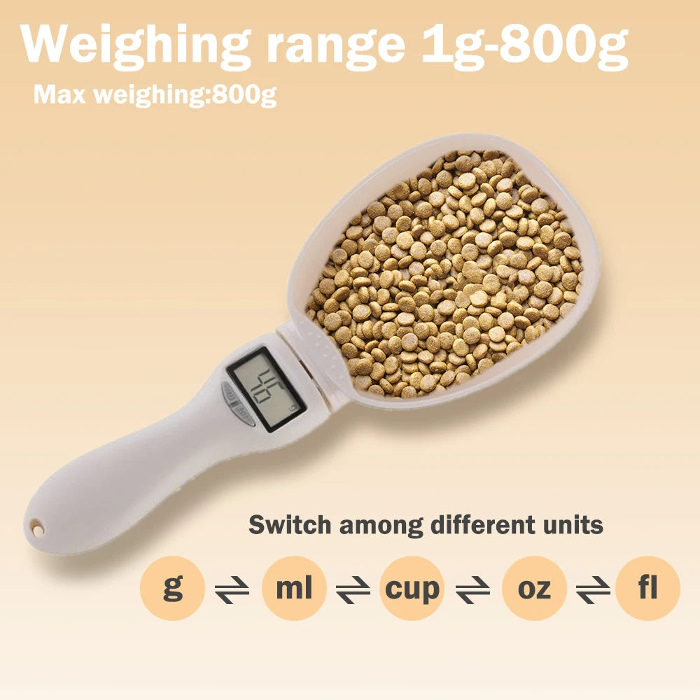 Pet Food Scale Spoon With Led Display