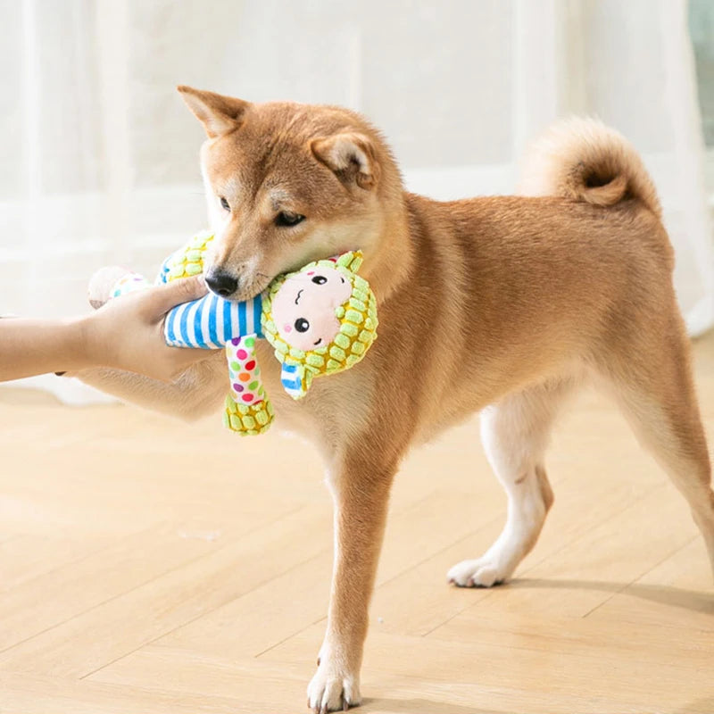 Pet Plush Fox dog and elephant, Cute dog toy