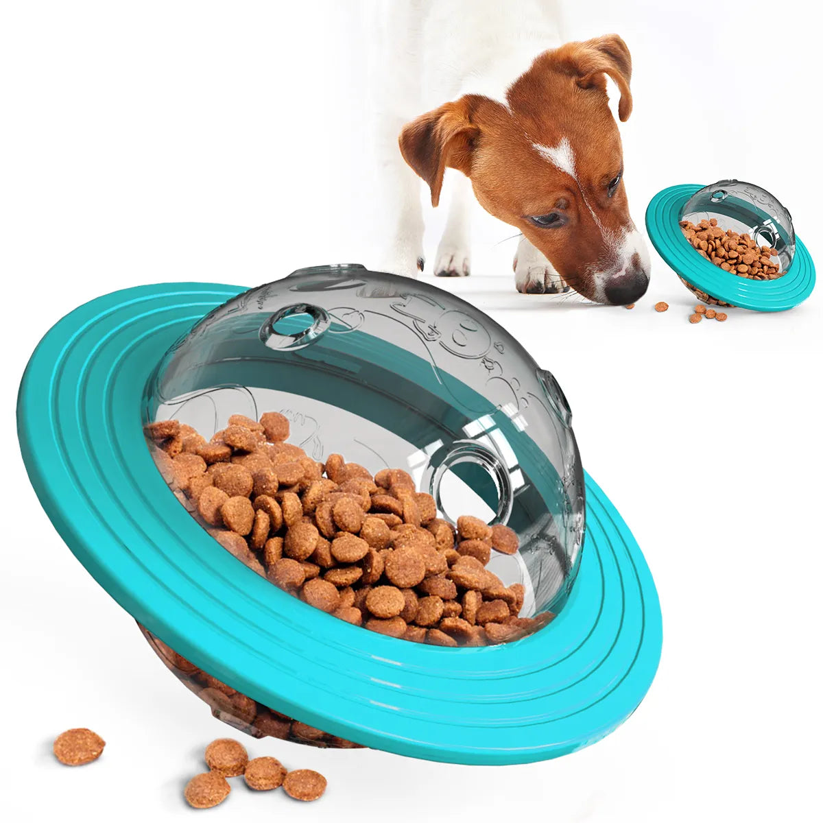 Planet Treat Toy For Small Large Dogs Cat Food Dispensing Interactive Training Toy