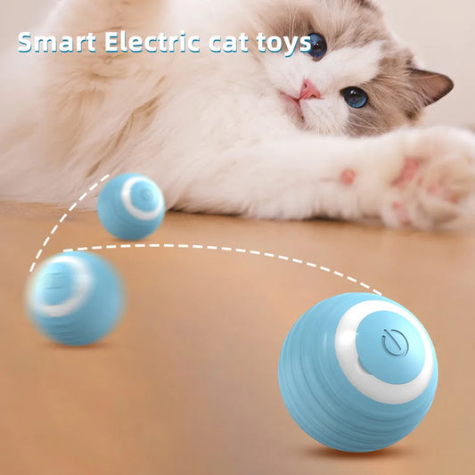 Interactive cat Ball, Smart Electronic Indoor Automatic Rolling Magic Ball