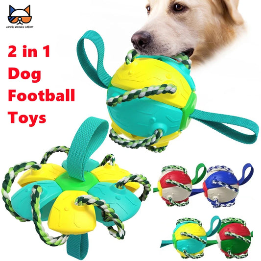 UFO Magic Ball 2in1 Multifunctional Tranining Outdoor Interactive Dog Toy